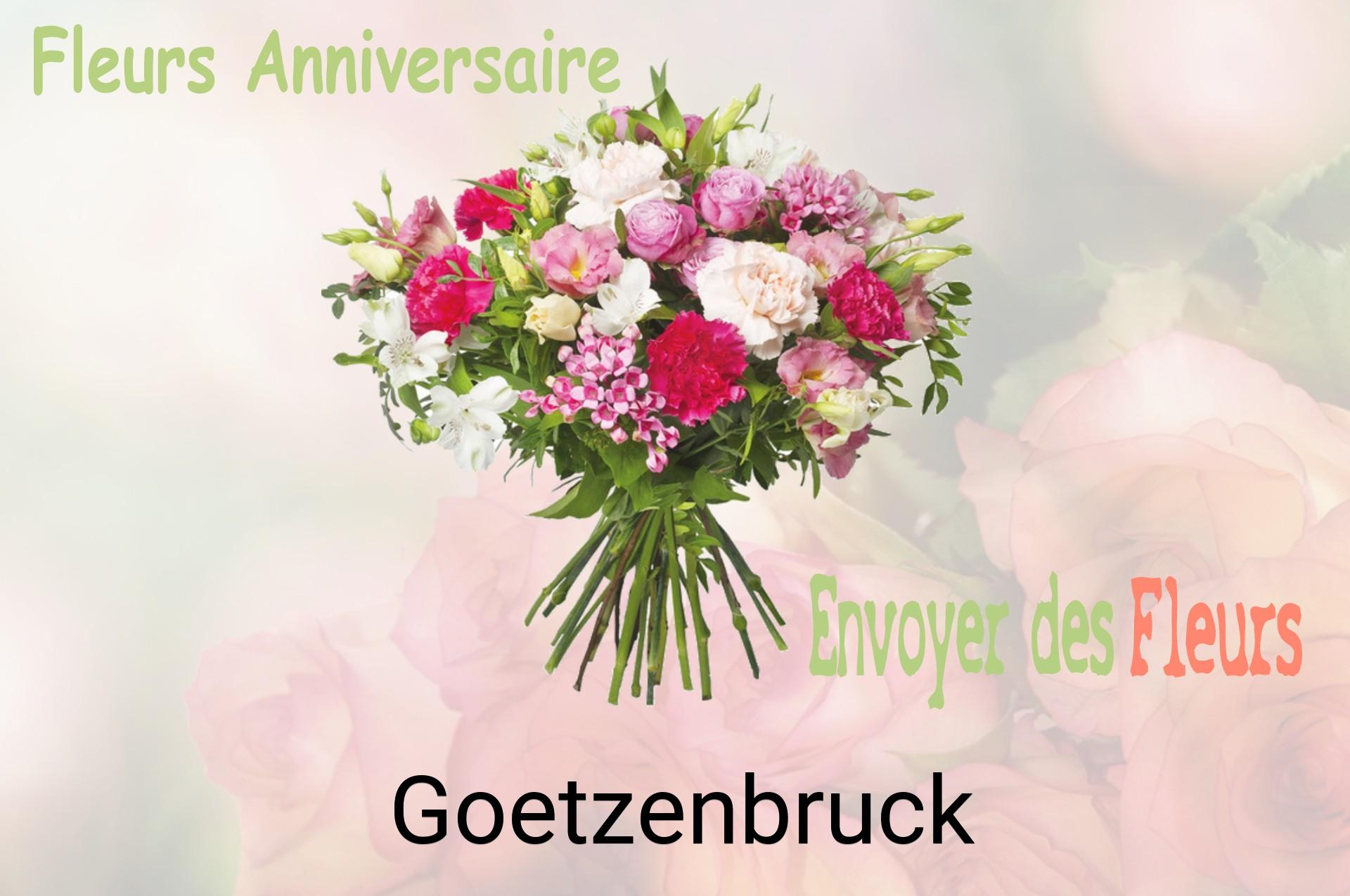 Bouquet de fleurs d’anniversaire livré à Goetzenbruck