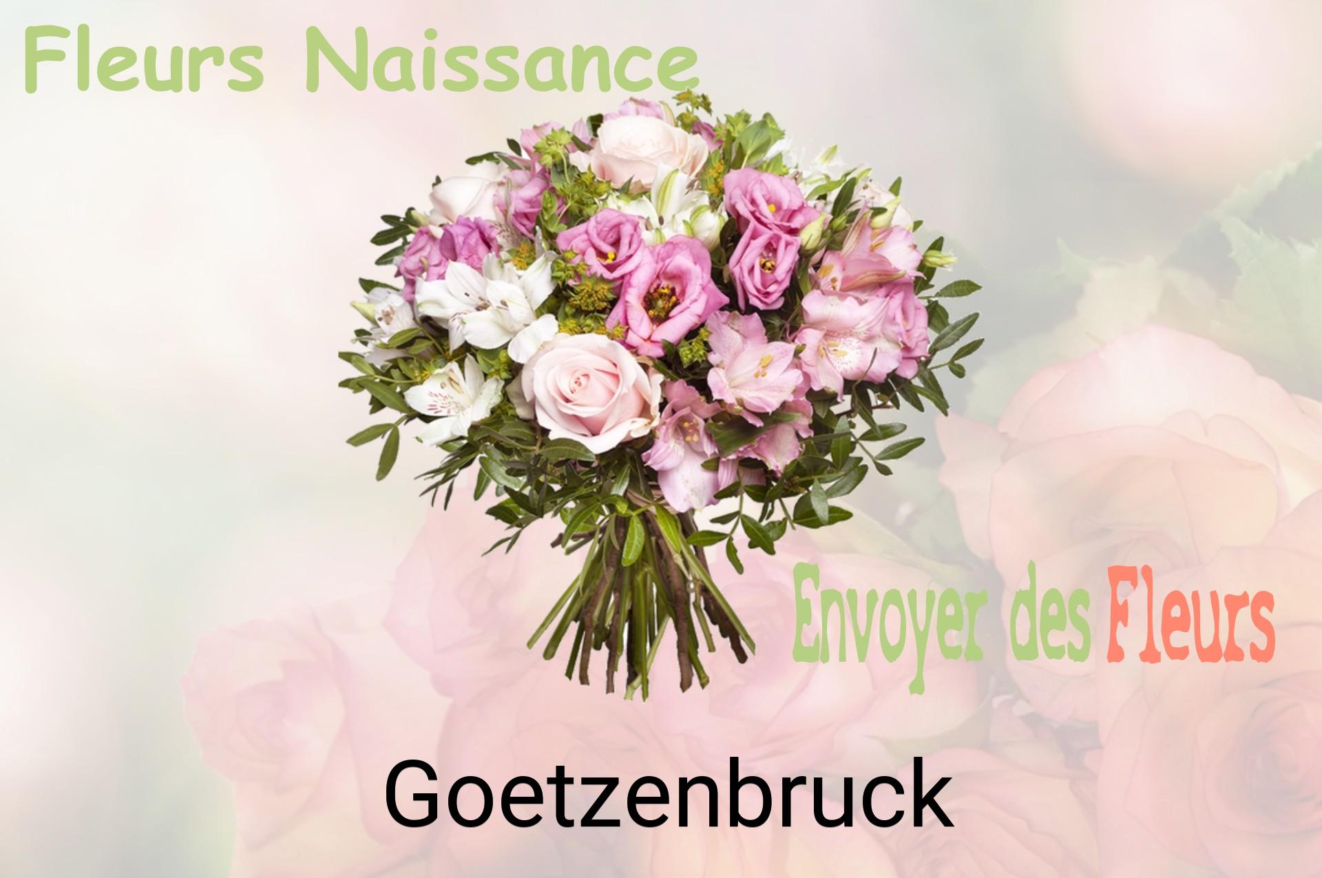 Bouquet de fleurs de naissance livré à Goetzenbruck
